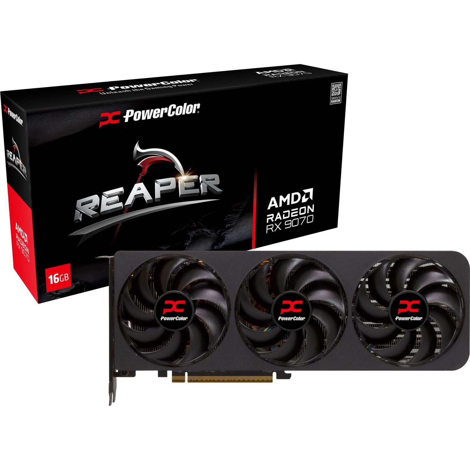 PowerColor Radeon RX 9070 Reaper 16GB GPU - RX9070 16G-A | CCL