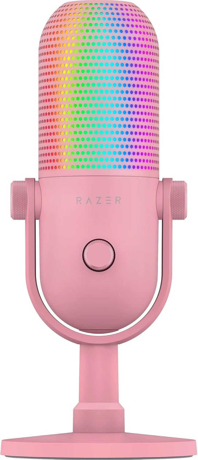 Razer Seiren V3 Chroma Streaming Microphone - Quartz - RZ19-05060300-R3M1
