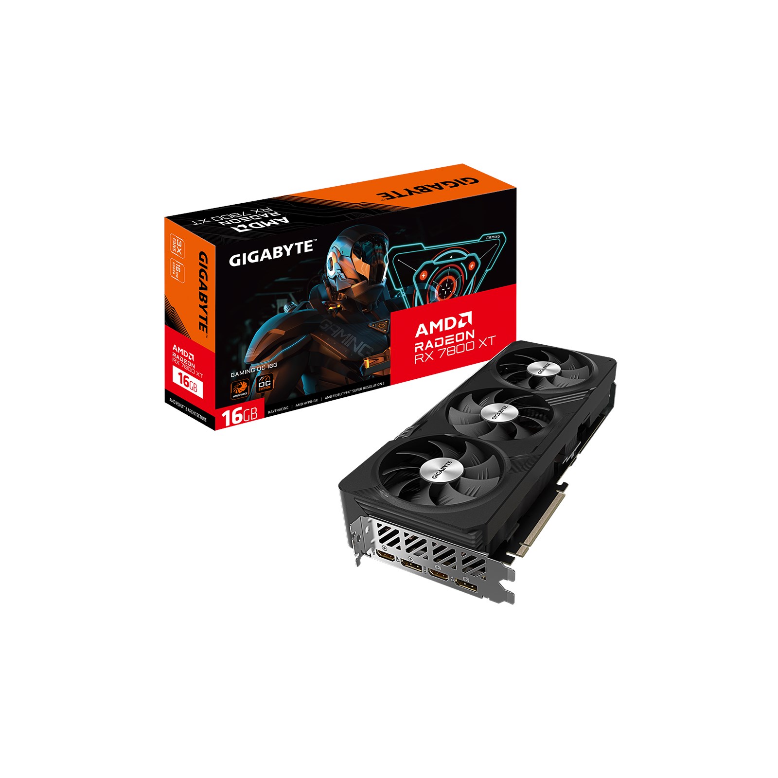 Gigabyte Radeon RX 7800 XT GAMING 16GB OC GPU - GV-R78XTGAMING OC Gigabyte Radeon RX 7800 XT GAMING 16GB OC GPU - GV-R78XTGAMING OC
