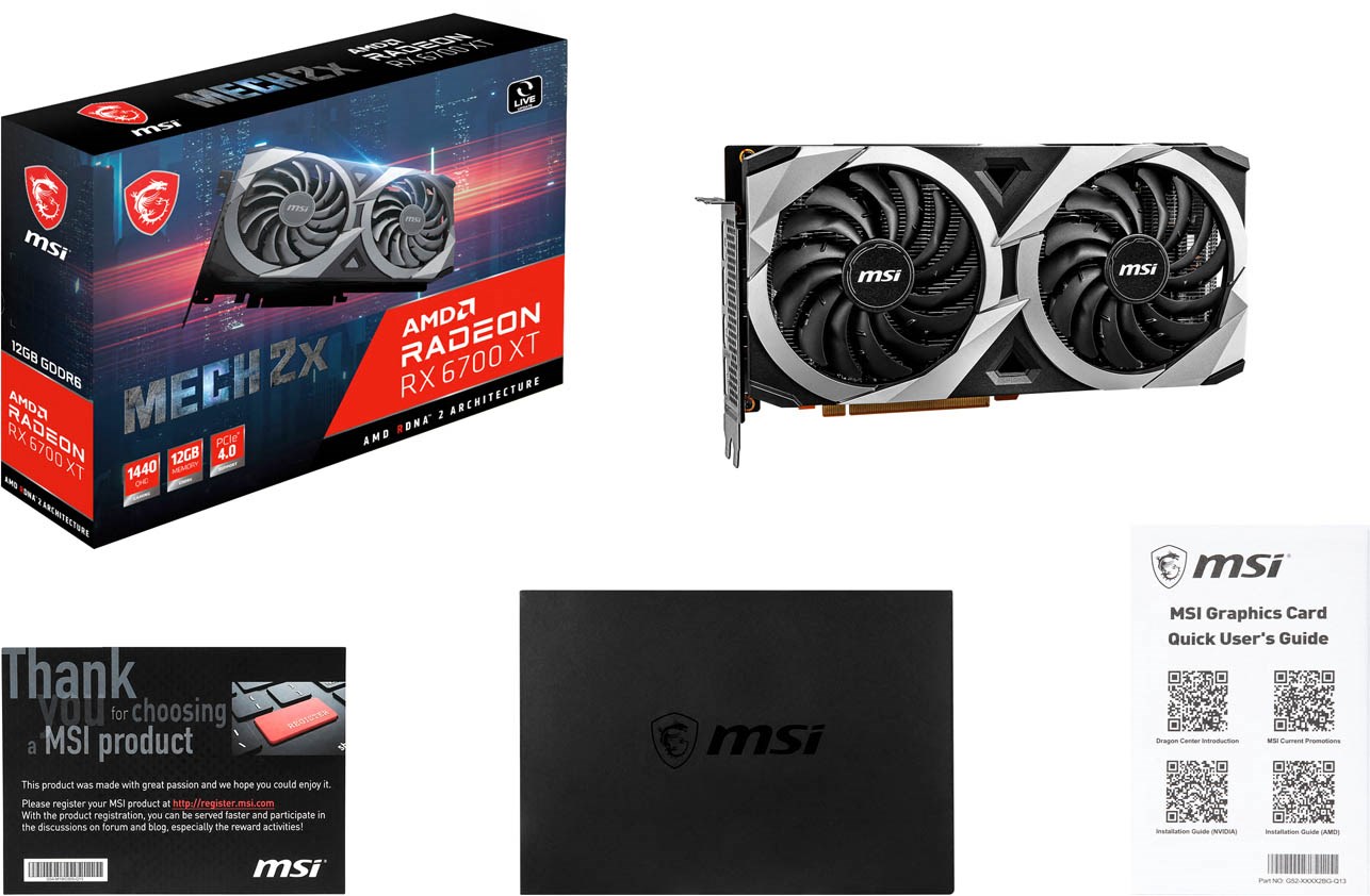 MSI Radeon RX 6700 XT MECH 2X 12G PCスピーカー