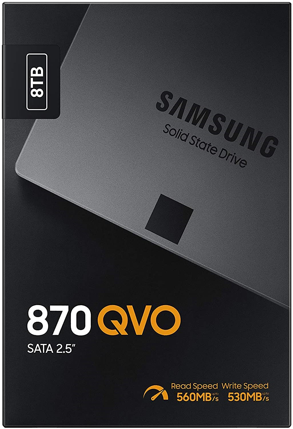 8TB Samsung 870 QVO 2.5