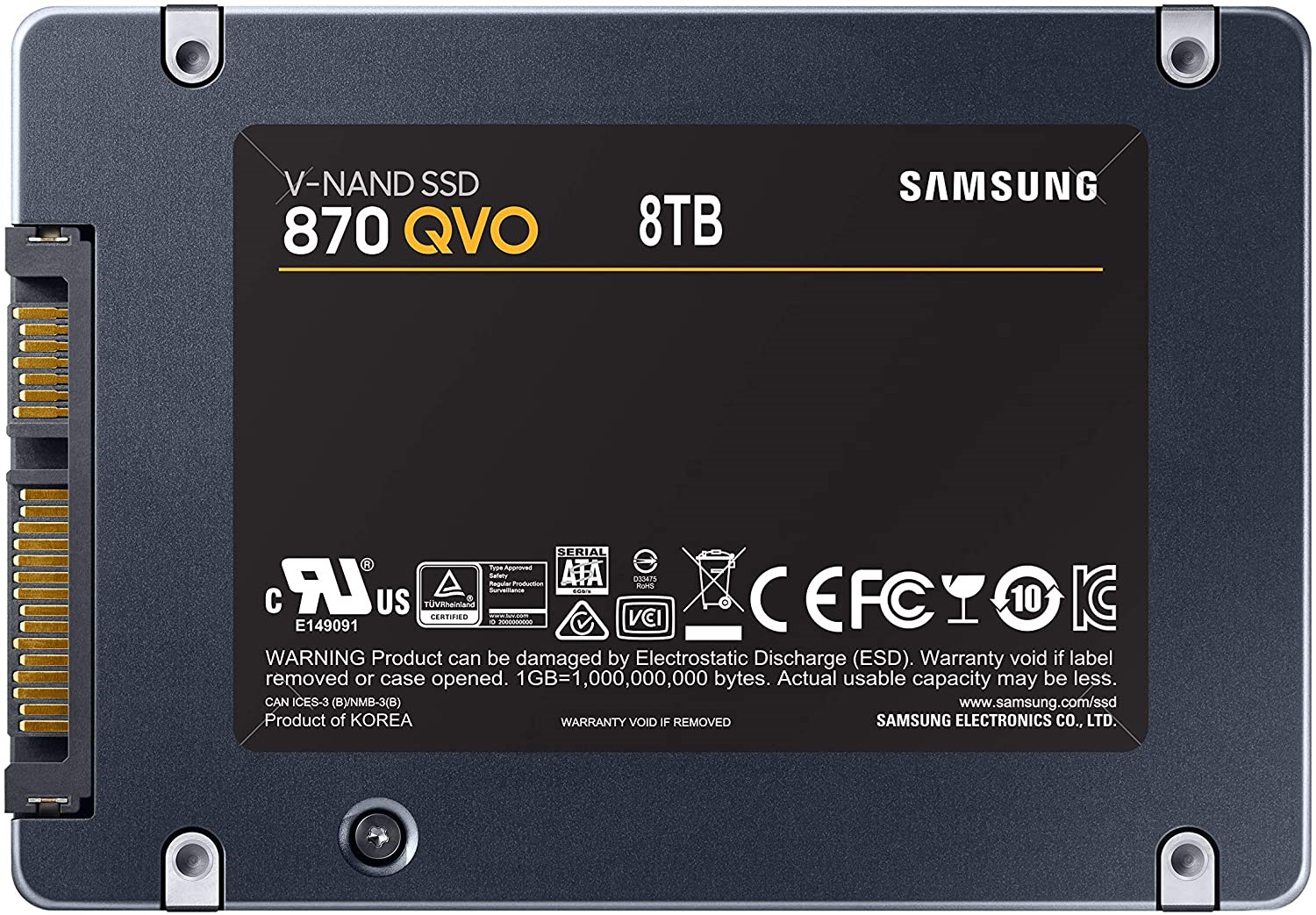 8TB Samsung 870 QVO 2.5