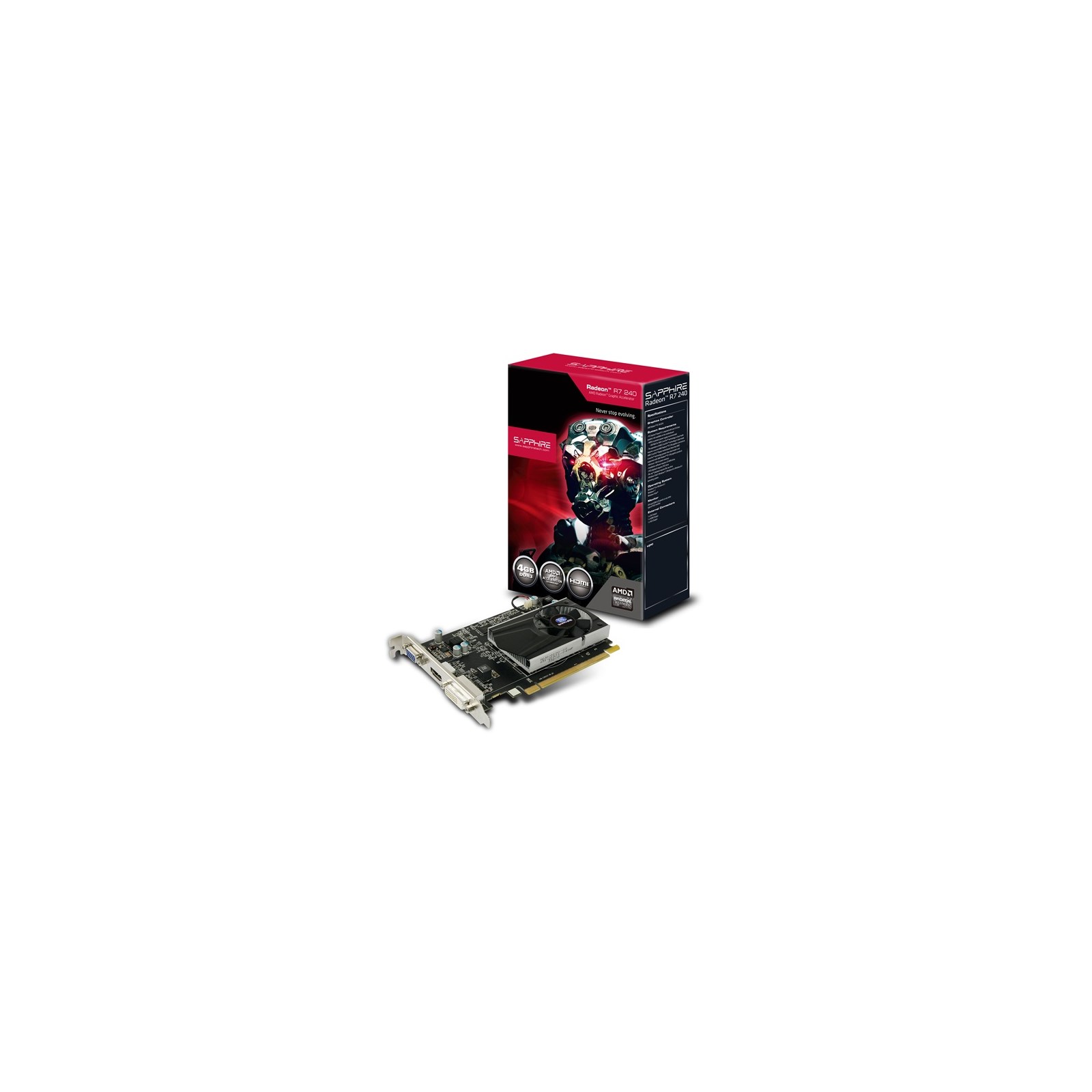 Sapphire Radeon R7 240 4GB GPU - 11216-02-20G | CCL Computers