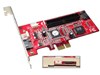 PCI-e 2 Port Internal/External Sata + IDE Card