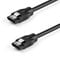 StarTech.com 60cm Rounded SATA III Cable in Black with Latching Connectors