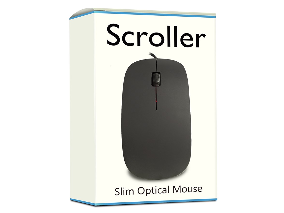 Generic Scroller Slim USB 2.0 Optical Mouse - SCROLLER-SLIM | CCL