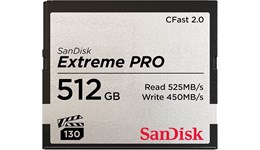 SanDisk Extreme PRO 512GB CFast 2.0 Memory Card