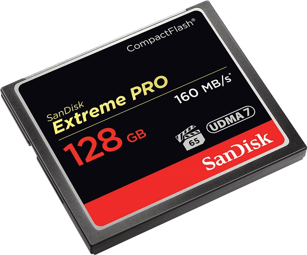 SanDisk Extreme PRO 128GB CF Card SDCFXPS128GX46 CCL Computers