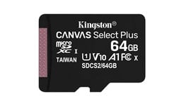 Kingston Canvas Select Plus 64GB microSDXC Memory Card