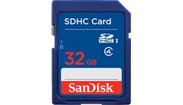 SanDisk Standard 32GB SDHC Memory Card
