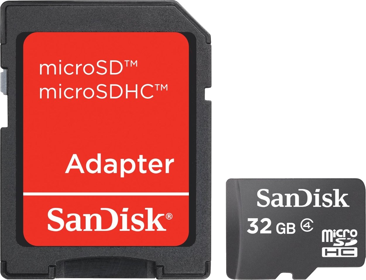 Sandisk 32GB Class 4 microSD Card & Adaptor - SDSDQM-032G-B35A | CCL ...
