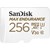SanDisk MAX ENDURANCE 256GB V30, UHS-I U3, Class10 microSDXC Memory Card with SD Adapter