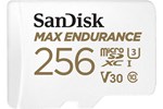 SanDisk MAX ENDURANCE 256GB V30, UHS-I U3, Class10 microSDXC Memory Card with SD Adapter