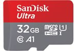 SanDisk Ultra 32GB A1, UHS-I U1, Class10 microSDHC Card with SD Adapter