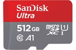 SanDisk Ultra 512GB A1, UHS-I U1, Class10 microSDXC Card with SD Adapter