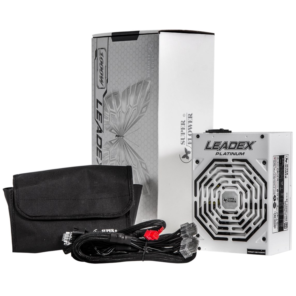 Superflower Leadex Platinum 1000W Modular PSU - SF-1000F14MP white ...