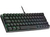 Cooler Master SK620 Mechanical Gaming Keyboard in Space Grey, 60%, Low Profile Brown Switches