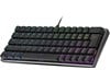 Cooler Master SK620 Mechanical Gaming Keyboard in Space Grey, 60%, Low Profile Brown Switches