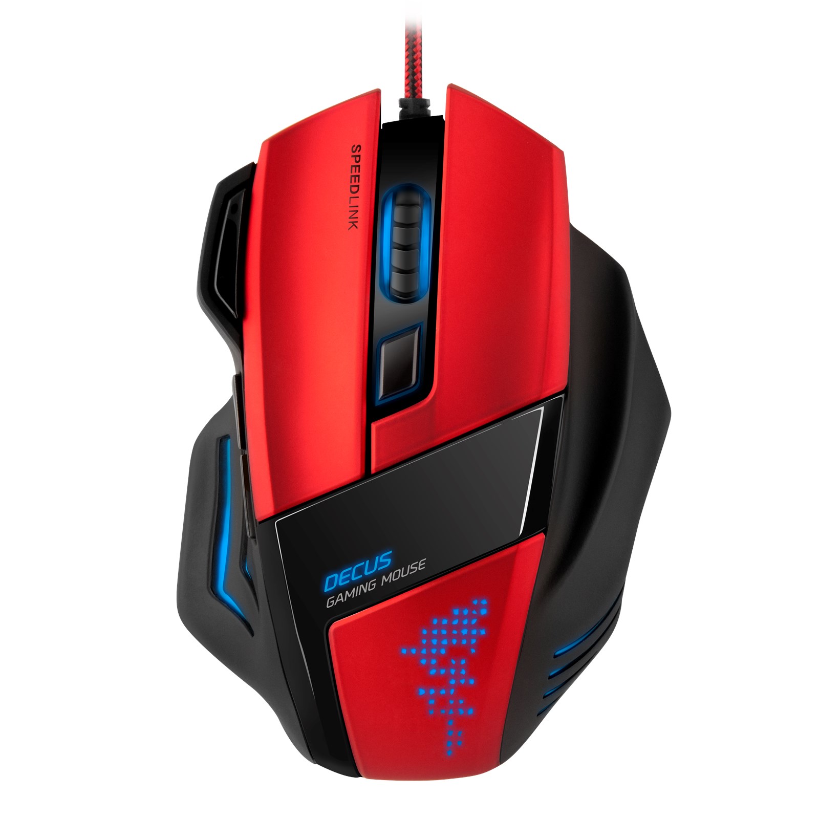 SpeedLink Decus 5000 DPI Optical USB Gaming Mouse with LED Illumination (Black/Red) SL6397BK