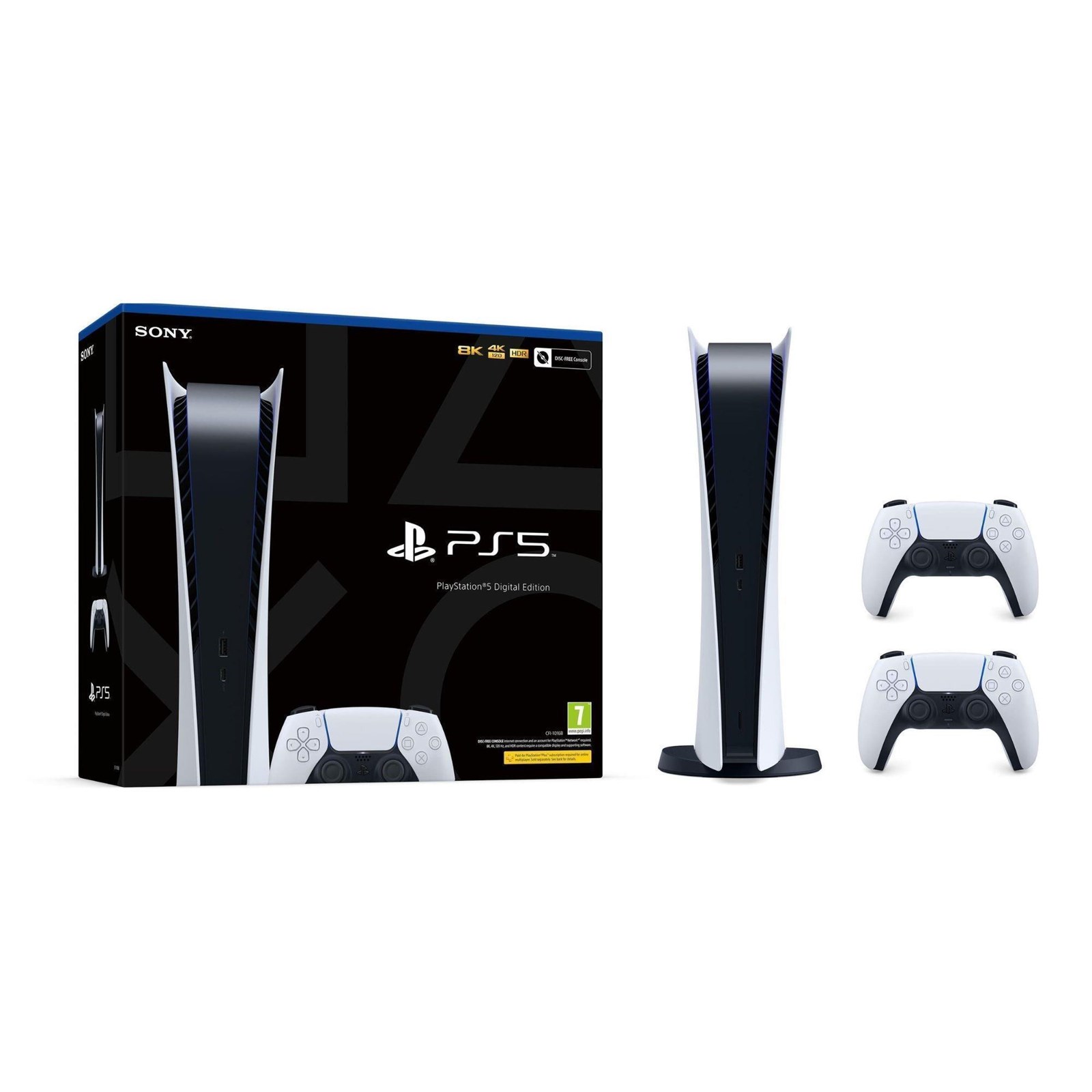 Sony PlayStation 5 Digital Edition Console + Extra DualSense