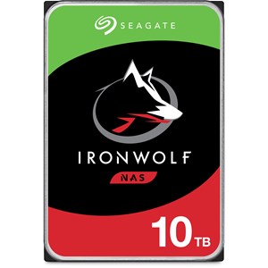 Seagate IronWolf 10TB NAS Hard Drive, 3.5 inch, 7200RPM, 256MB Cache, CMR