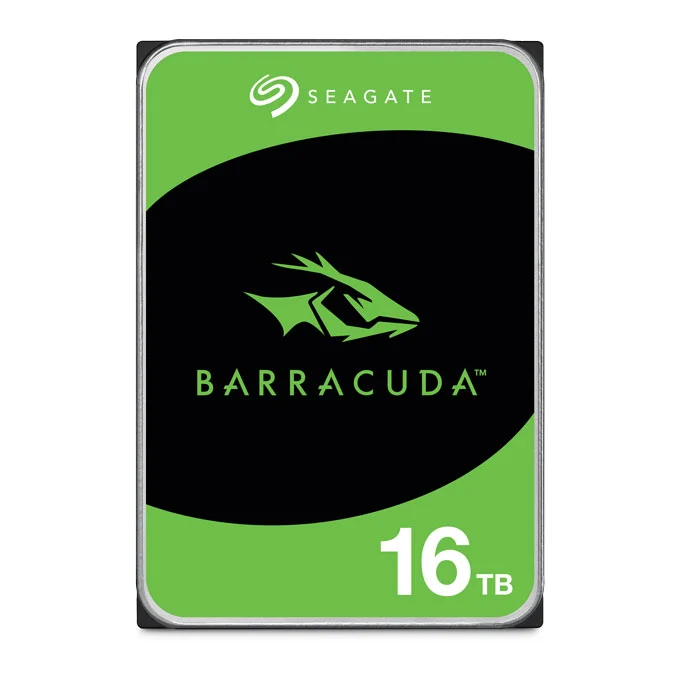 16TB Seagate BarraCuda 3.5" SATA III Hard Drive - 7200RPM, 512MB Cache