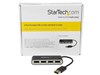 StarTech.com 4-Port Portable USB 2.0 Hub with Built-in Cable