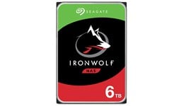 Seagate IronWolf 6TB NAS Hard Drive, 3.5 inch, 5400RPM, 256MB Cache, CMR