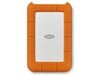 LaCie Rugged USB-C 1TB Mobile External Hard Drive in Orange - USB3.0