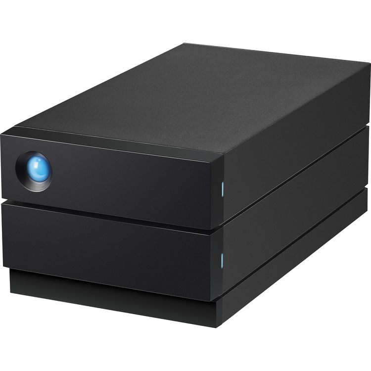 LaCie 2big RAID 16TB Desktop External Hard Drive in Black - USB 3.2 Gen 2
