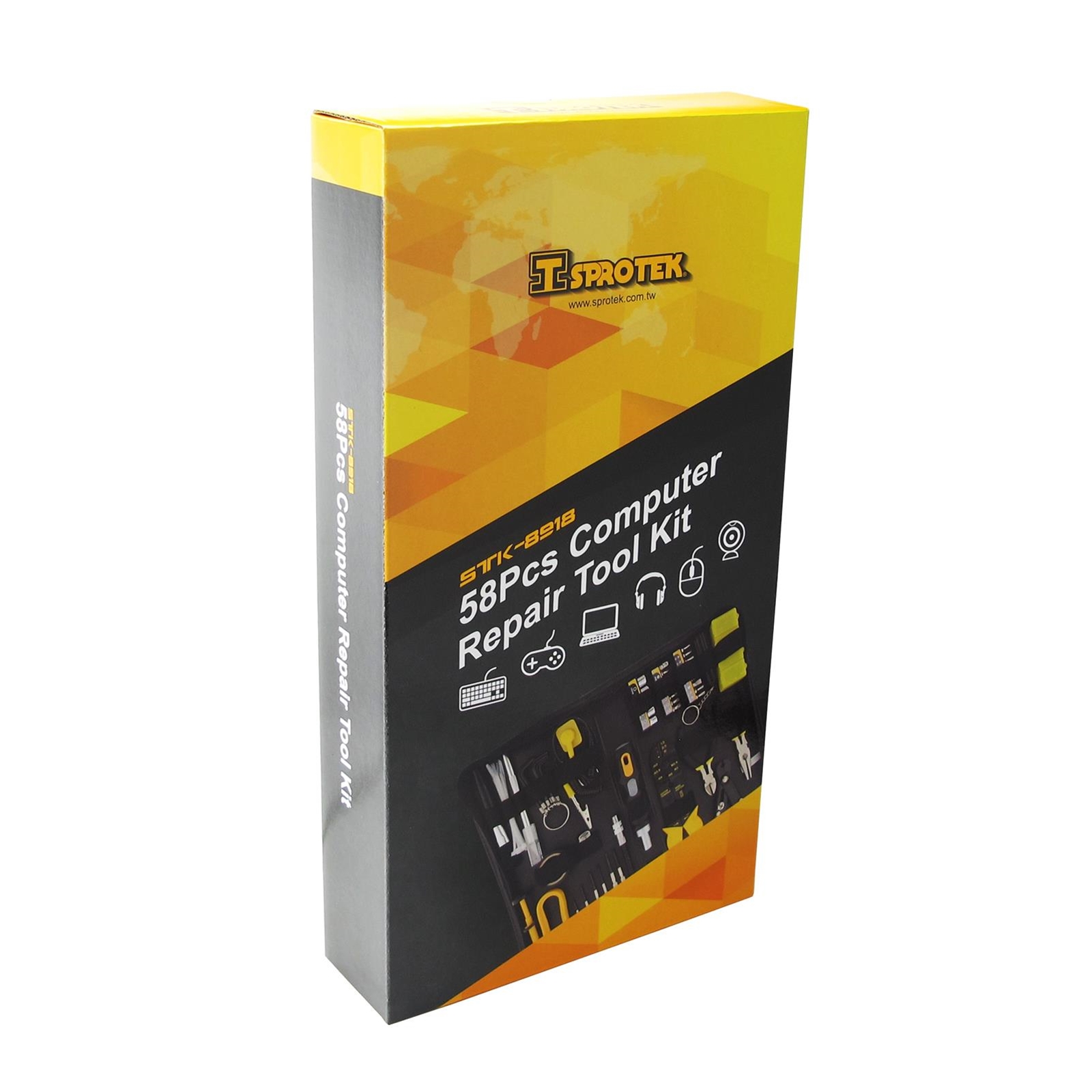 Sprotek 58 Piece Computer Repair Tool Kit STK 8918 CCL Computers