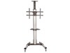 StarTech.com TV Mobile Cart Stand STNDMTV70 With Height Adjustment (For 32inch -70inch Televisions)