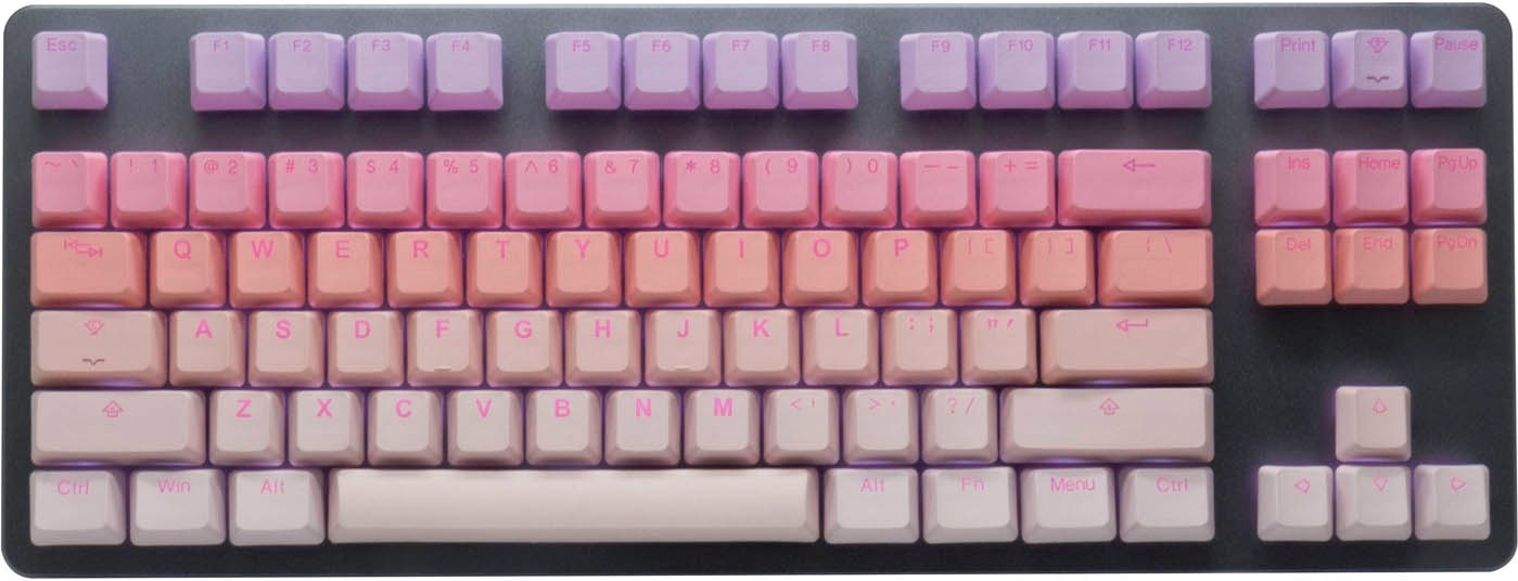 Tai Hao Pbt Backlit Sakura Michi 140 Keycap Set C22rb604 Ccl Computers