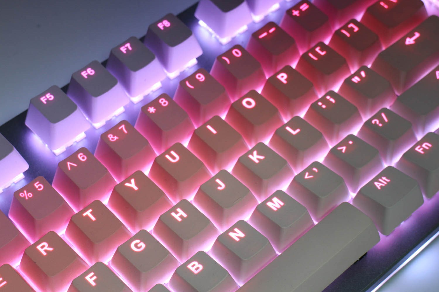 Tai Hao Pbt Backlit Sakura Michi 140 Keycap Set C22rb604 Ccl Computers