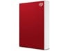 Seagate One Touch 4TB Mobile External Hard Drive in Red - USB3.0