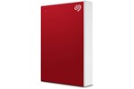 Seagate One Touch 4TB Mobile External Hard Drive in Red - USB3.0