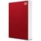 Seagate One Touch 5TB Mobile External Hard Drive in Red - USB3.0