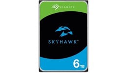 Seagate SkyHawk 6TB SATA III 3.5" Hard Drive - 5400RPM, 256MB Cache