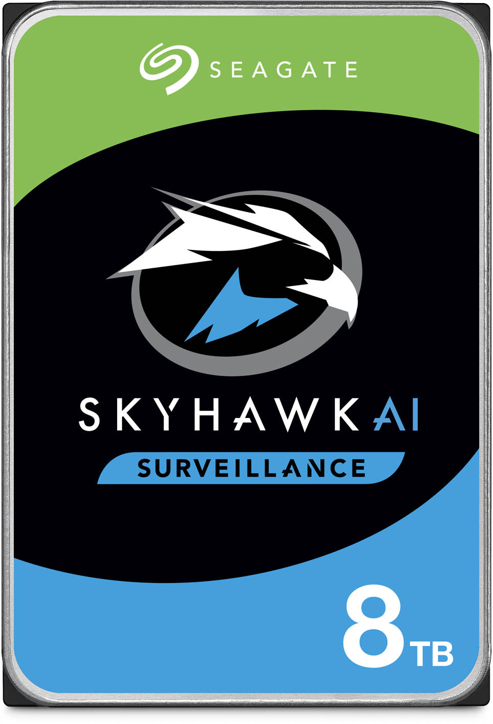 Image of "8TB Seagate SkyHawk AI 3.5"" SATA III Hard Drive - 256MB Cache"