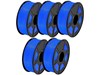Sunlu PETG 3D Printer Filament in Blue, 5 Pack of 1KG