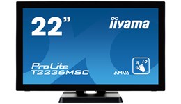 iiyama T2236MSC-B2 21.5 inch - Full HD 1080p, 8ms Response, Speakers, HDMI, DVI