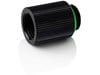 Bitspower G1/4 inch IG1/4 inch 20mm Extender Fitting in Glorious Black - Twin Pack