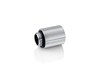 Bitspower G1/4 inch IG1/4 inch Extender Fitting, 20mm in Glorious Silver - 2 Pcs