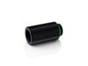 Bitspower G1/4 inch IG1/4 inch Extender Fitting , 30mm, Glorious Black, Double Pack
