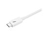 StarTech.com Thunderbolt 3 Cable - 20Gbps - 1m - White - Thunderbolt, USB, and DisplayPort Compatible
