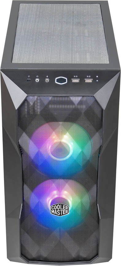 Cooler Master MasterBox TD300 Mesh Mid Tower Case - Black