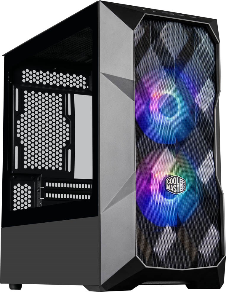 Cooler Master MasterBox TD300 Mesh Mid Tower Case - Black USB 3.0