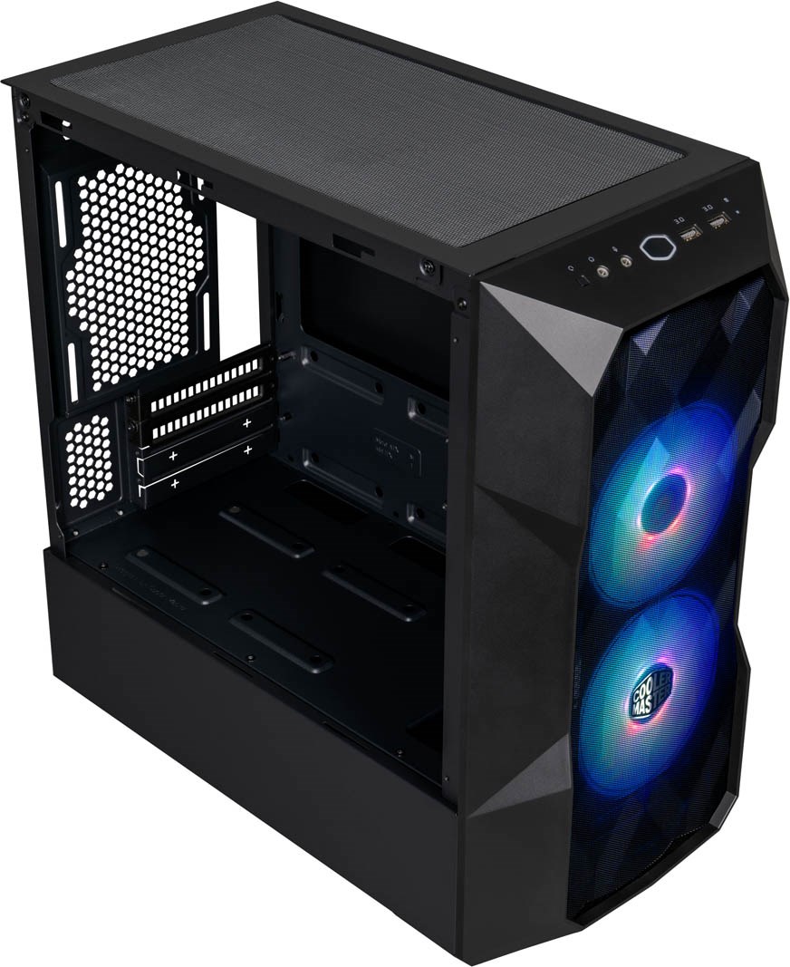 Cooler Master MasterBox TD300 Mesh Mid Tower Case - Black