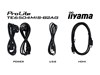 iiyama ProLite TE6504MIS-B2AG 65 inch Interactive Display, IPS Panel, 4K UHD 3840 x 2160 Touchscreen, USB-C, 3x HDMI and VGA inputs, USB3 Hub, Speakers