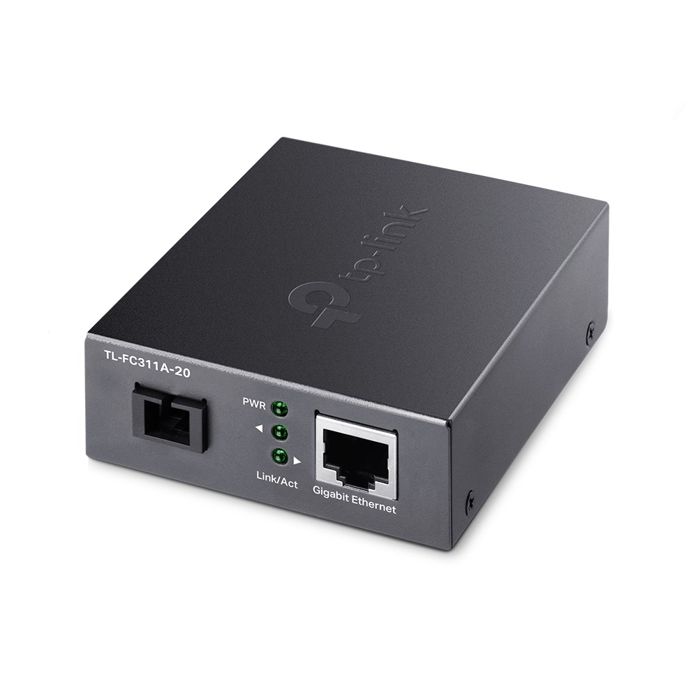 Photos - Other network equipment TP-LINK TL-FC311A-20 Gigabit WDM Media Converter 